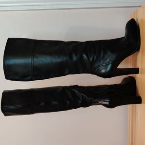 Geox Respira Black Genuine Leather Boots